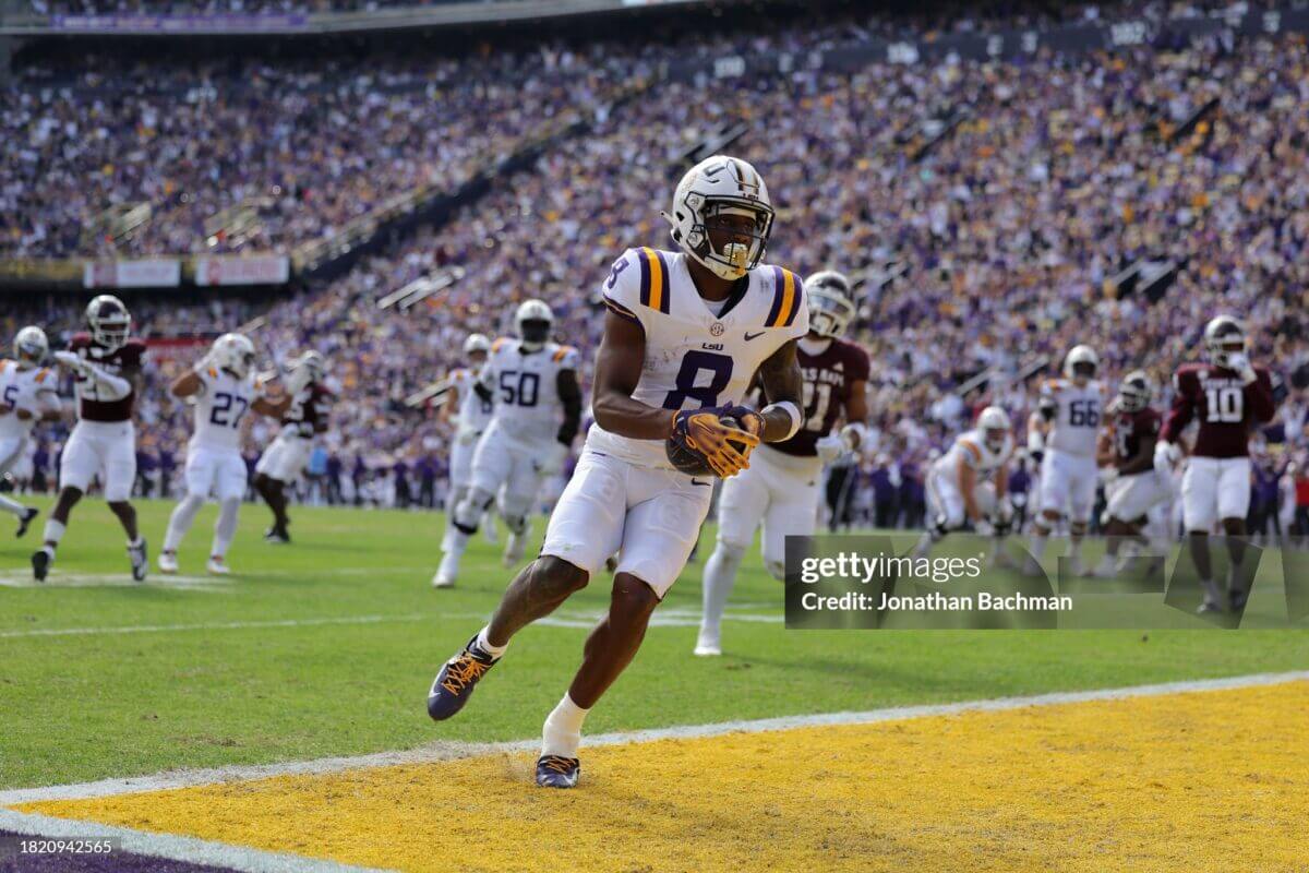 LSU wide receiver Malik Nabers