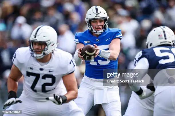 Drew Allar at the Penn State Spring Game