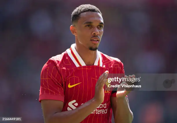 Liverpool defender Trent Alexander-Arnold in preseason