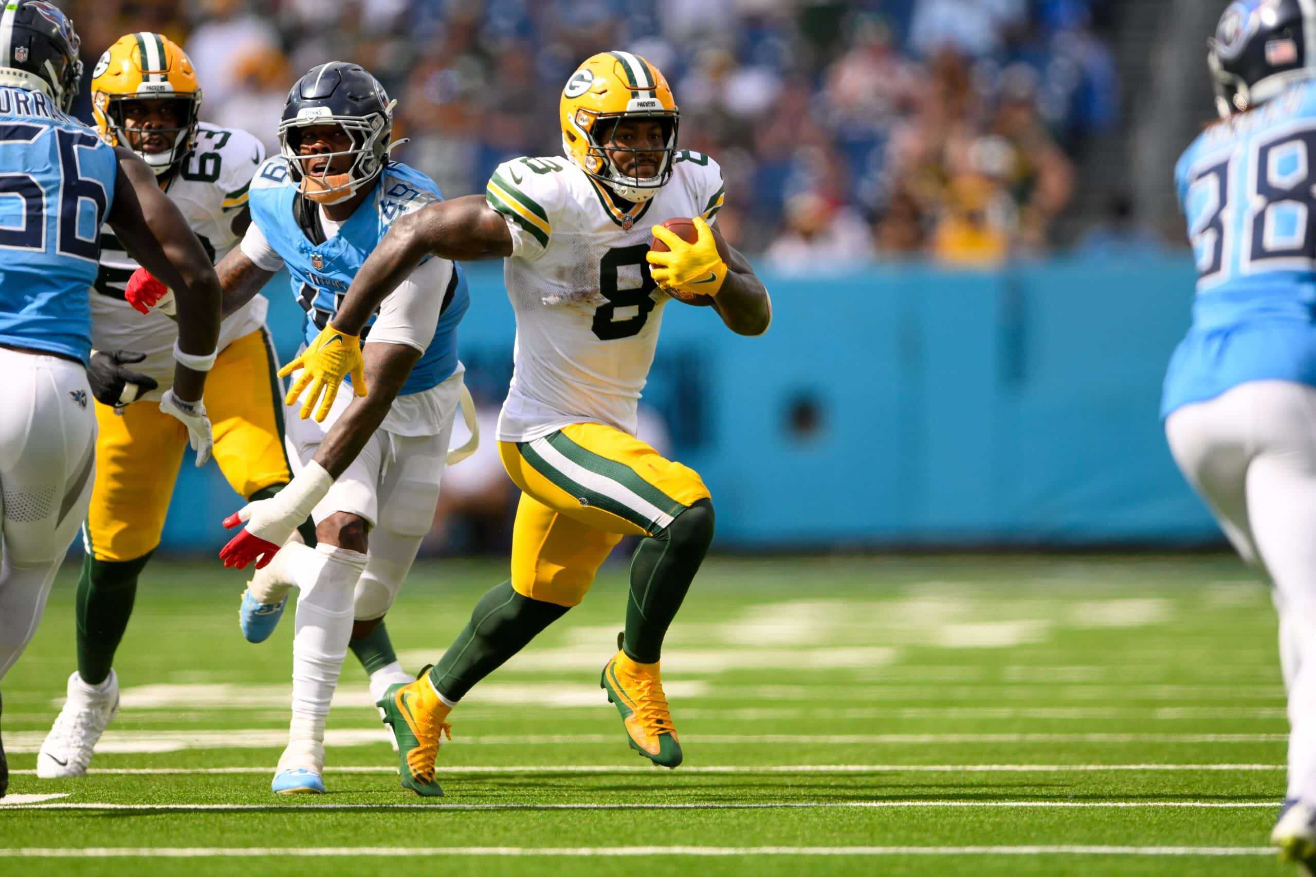 Packers RB Josh Jacobs dolphins confidence