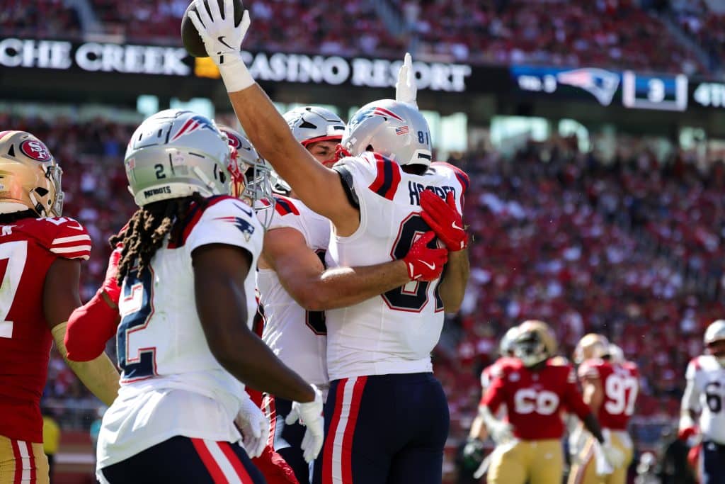 New England Patriots Tight End Austin Hooper