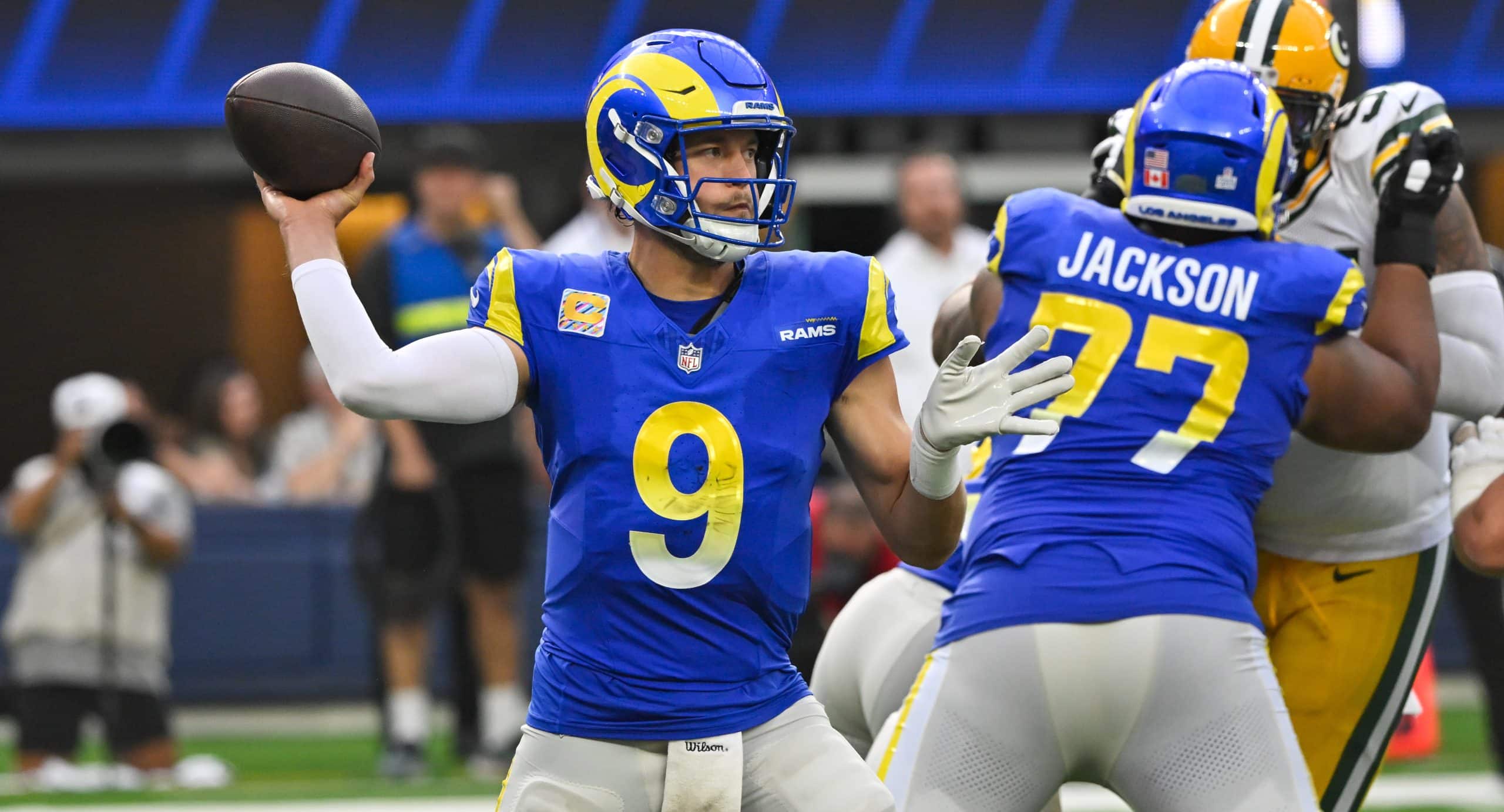 divisional Los Angeles Rams QB Matthew Stafford dfs quarterback qb