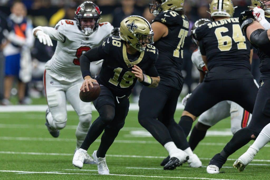 New Orleans Saints QB Spencer Rattler