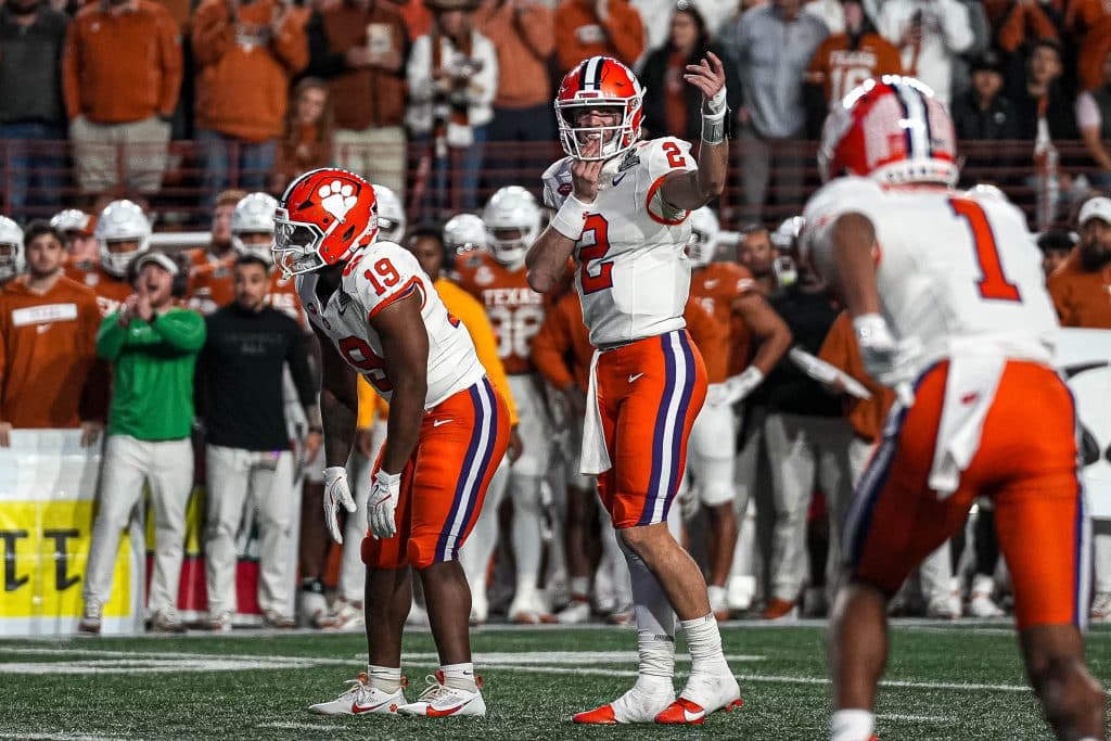 Clemson Tigers QB Cade Klubnik