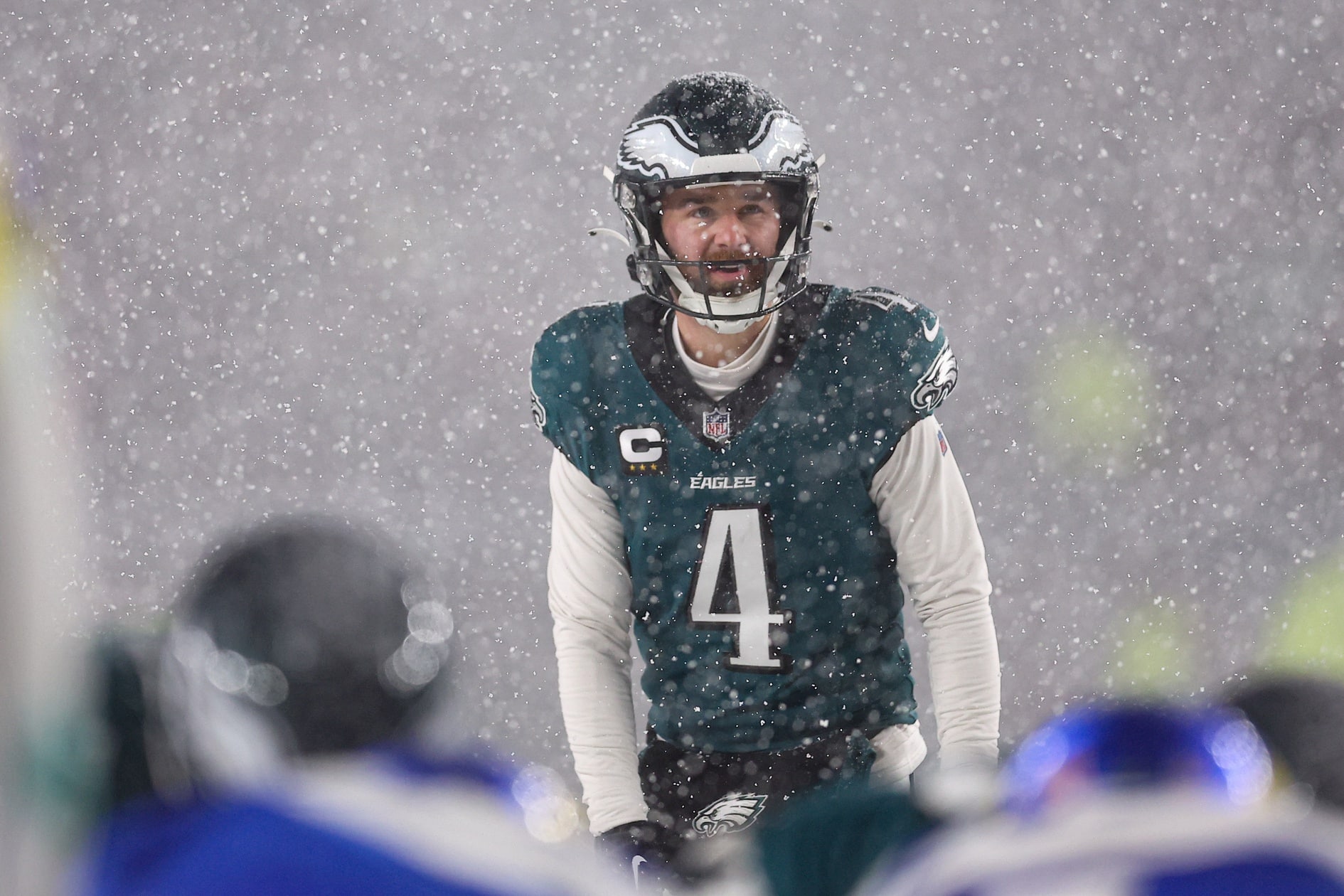 Jake Elliott in Snow