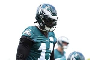 AJ Brown 2025 Mini Camp