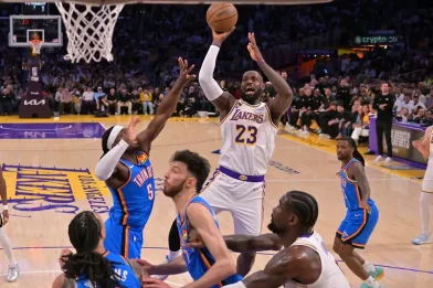 los angeles lakers oklahoma city thunder
