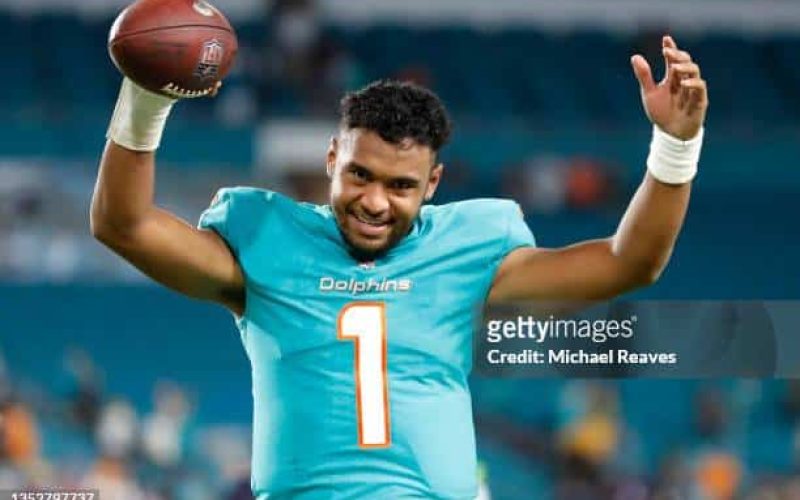 Miami Dolphins quarterback Tua Tagovailoa