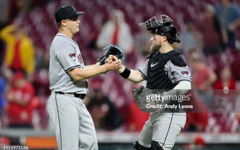 The Cincinnati Reds host the Arizona Diamondbacks in the second game of their three-game set.